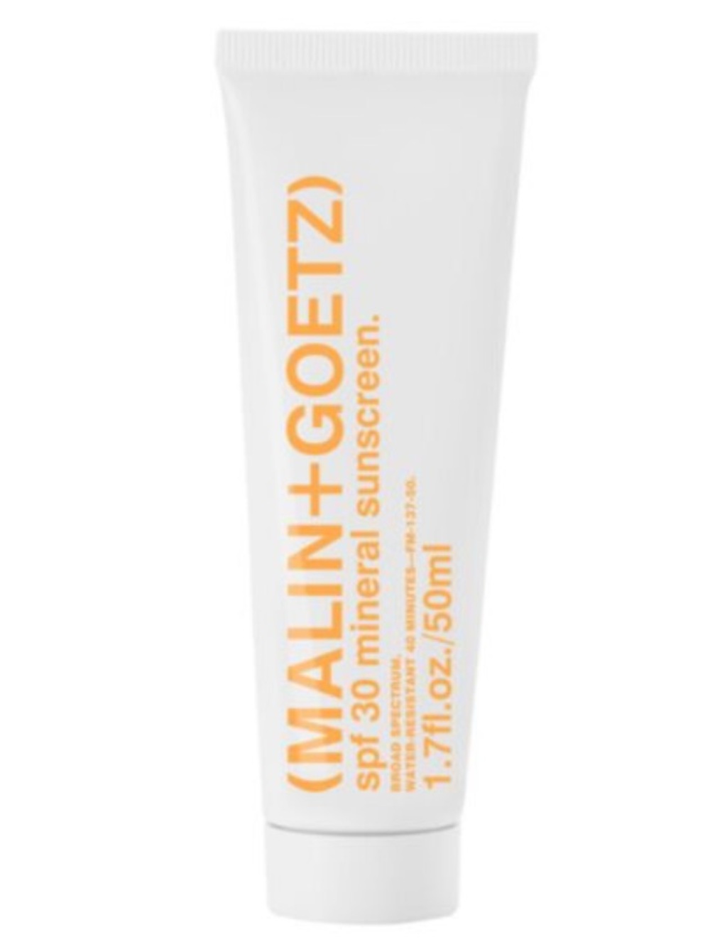 MALIN+GOETZ SPF 30 Mineral Sunscreen 30ml BRAND NEW/SEALED